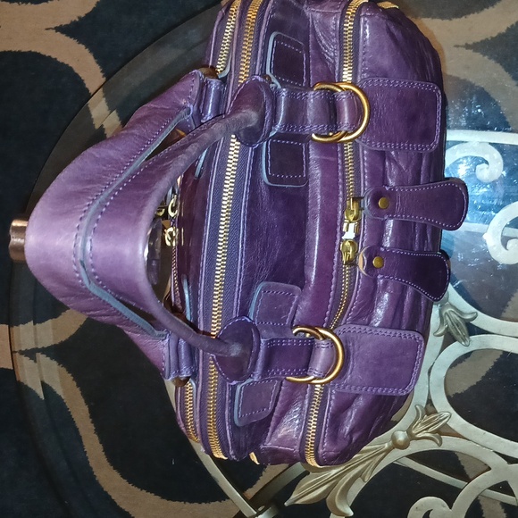 Chloe euc authentic vintage genuine leather oversized handbag - Picture 4 of 17